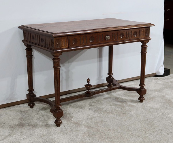 Small Oak Table Office, Louis XVI style - 1920