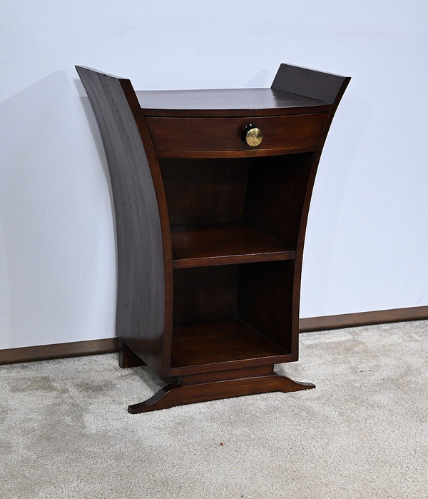 Art Deco bedside table in solid oak - 1930