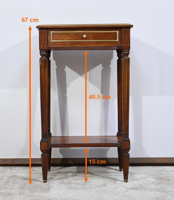 Petite Table de Salon en Acajou, style Louis XVI – 1950