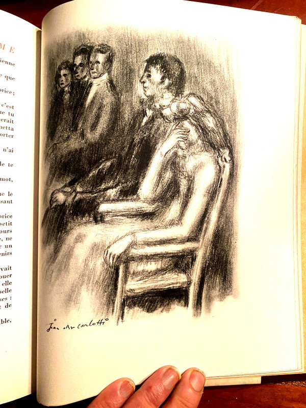 "La Chartreuse de Parme" de Stendhal en deux volumes Gd in 4  , sous emboitage illustrée de J.-A. Carlotti , édition Bordas Paris 1946