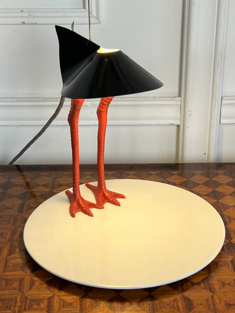 LAMP BY INGO MAURER 1982 MODEL BIbibibi LIMITED EDITION IN METAL / PORCELAIN