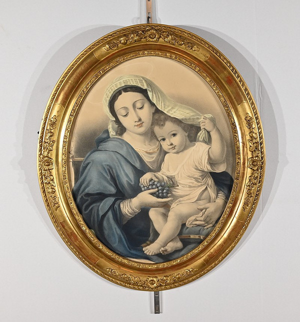 Pair of Important Engravings “The Immaculate Conception” – Late 19th Century