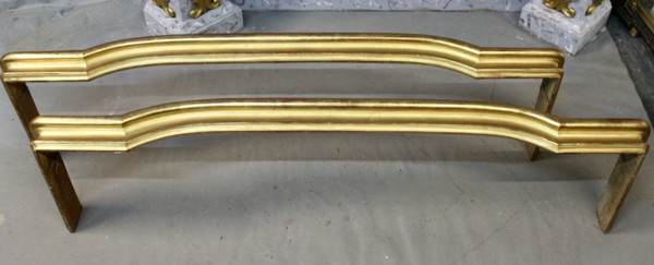 Pair Of 19th Century Golden Wood Valances