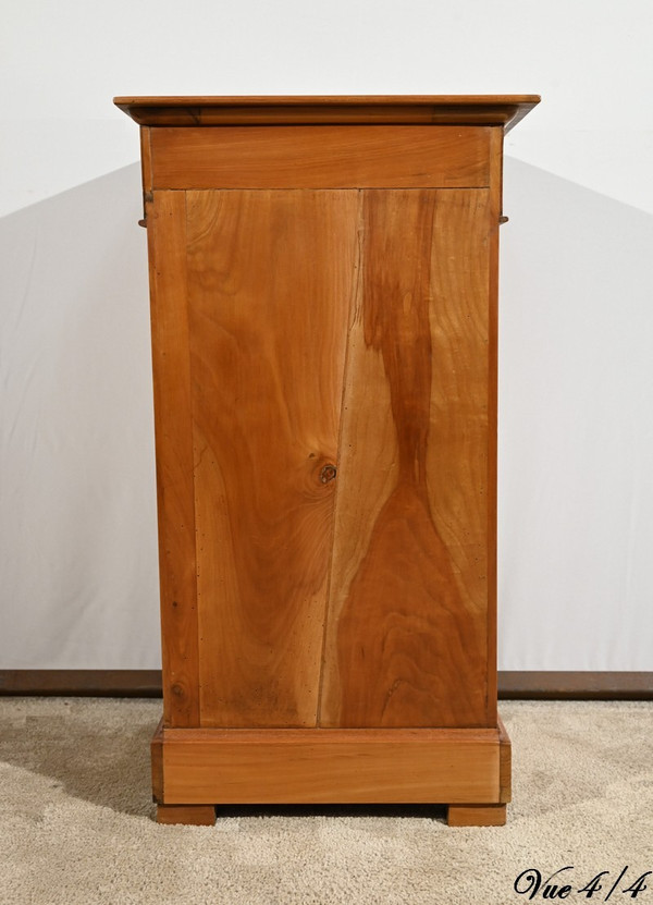 Bedside table in solid cherry and veneer – 1900