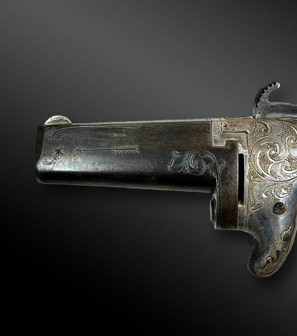 PISTOLET Derringer N°1 par Moore - New-York, Etats-Unis - XIXème siècle