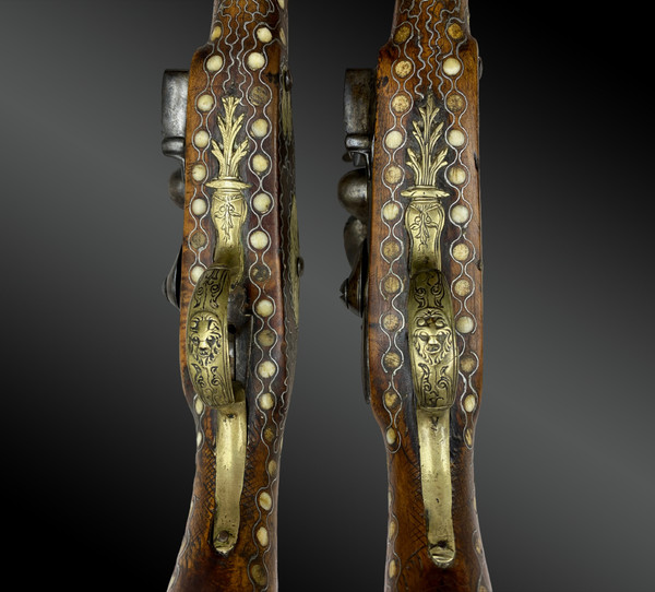 Pair of flintlock pistols Ottoman Empire Türkiye 19th century