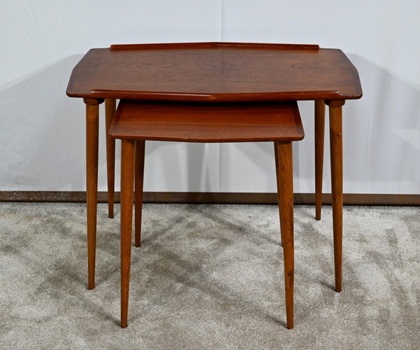 Terminali del divano in teak, di A.Hovmand-Olsen per Mogens Kold – 1950