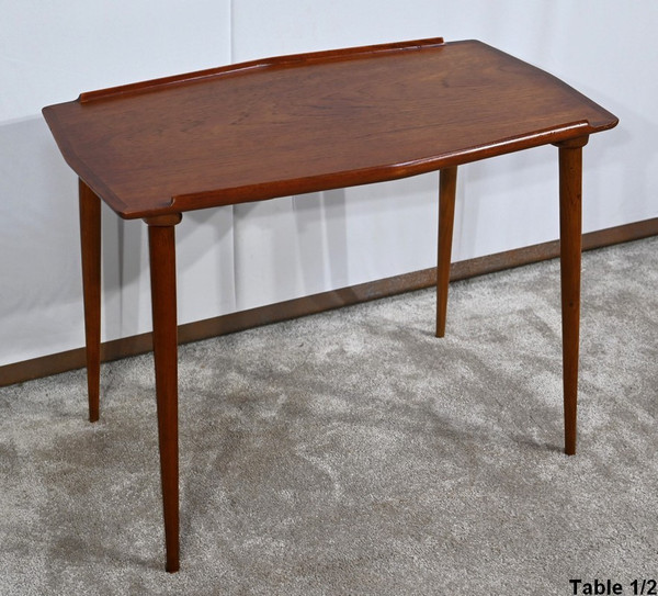 Terminali del divano in teak, di A.Hovmand-Olsen per Mogens Kold – 1950