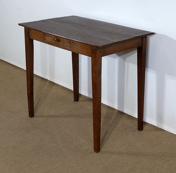 Small Solid Oak Table – 2nd part of the 19th century