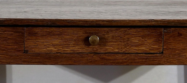 Small Solid Oak Table – 2nd part of the 19th century