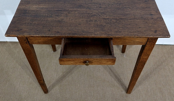 Small Solid Oak Table – 2nd part of the 19th century