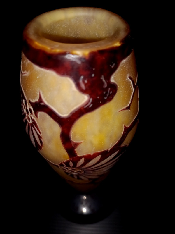 Vase „Spinette“ Le Verre Français