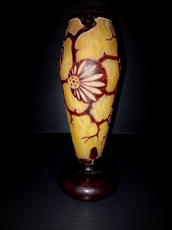 Vase „Spinette“ Le Verre Français