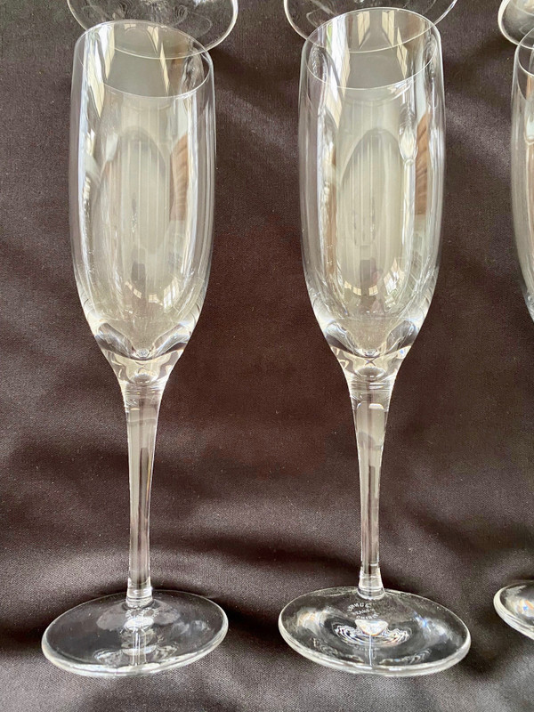 Baccarat flutes à Champagne