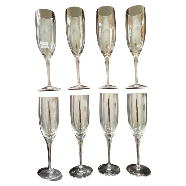 Baccarat flutes à Champagne