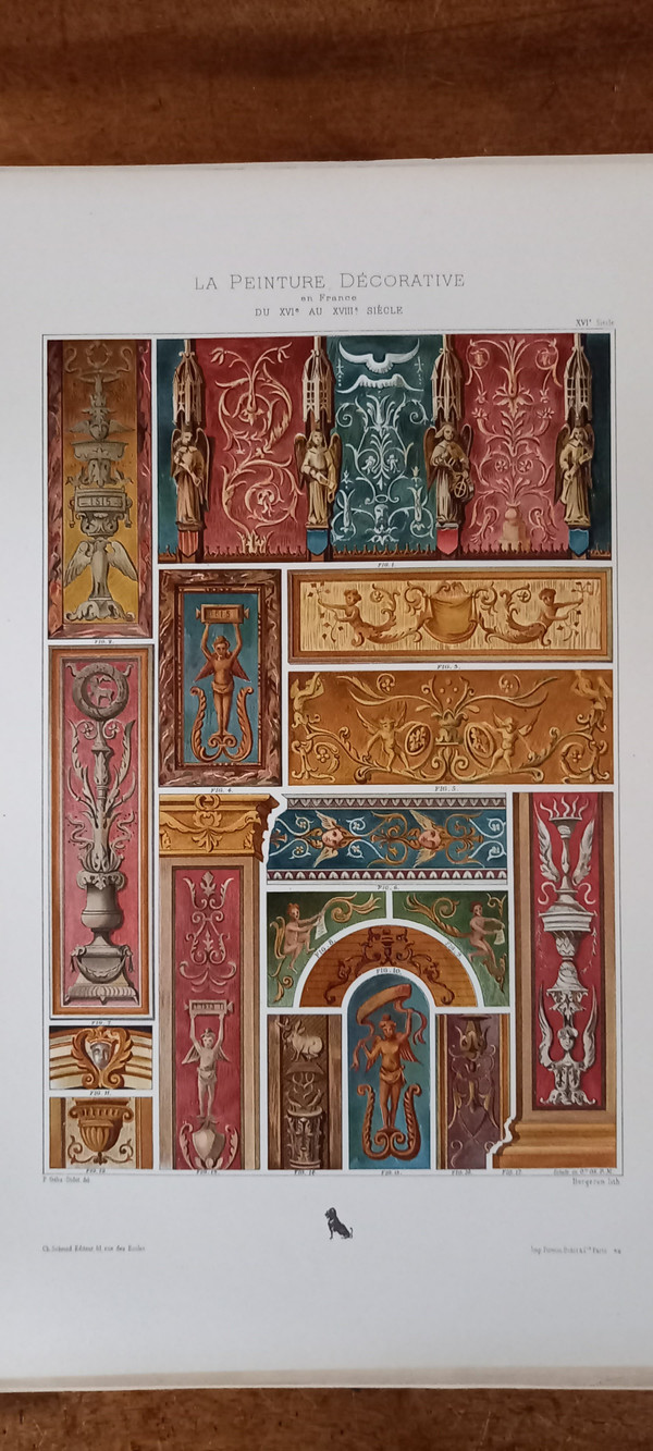 Decorative painting in France from the 16th to the 18th century 1880