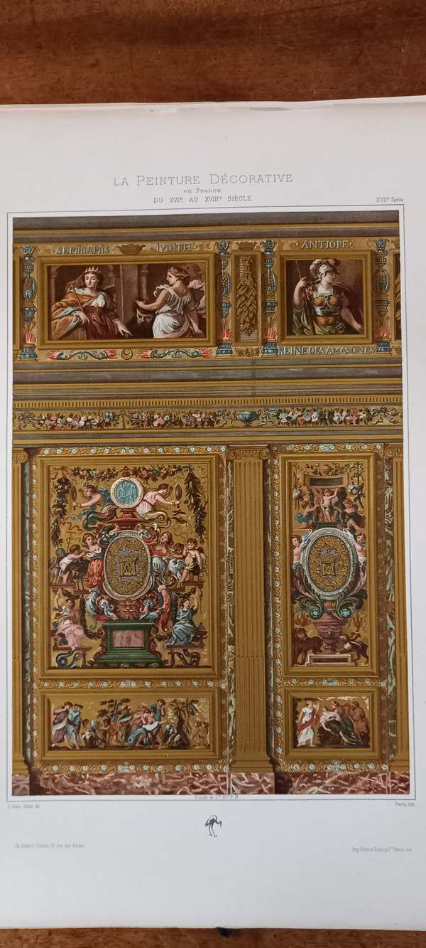 Decorative painting in France from the 16th to the 18th century 1880