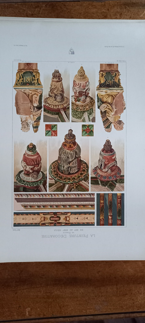 Decorative painting in France from the 16th to the 18th century 1880