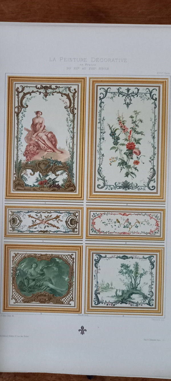 Decorative painting in France from the 16th to the 18th century 1880