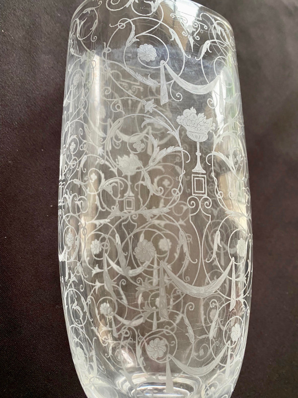 Michel Ange Baccarat vase