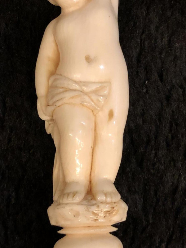 Seal Stamp In Ivory Napoleon III Bacchus Period