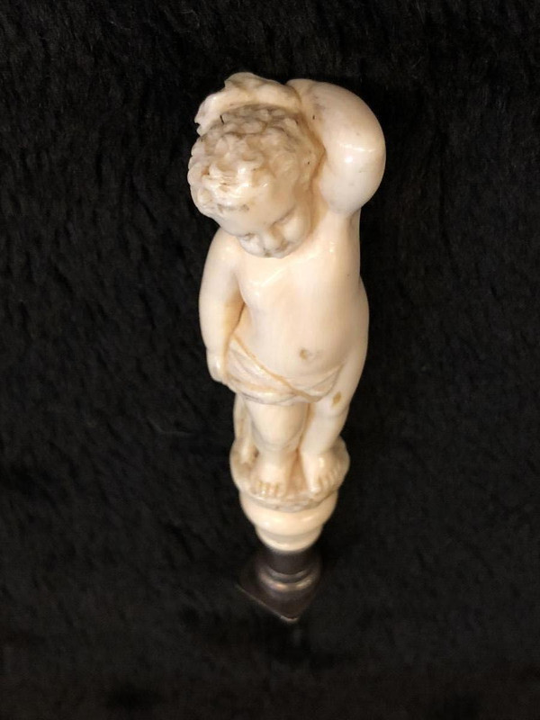 Seal Stamp In Ivory Napoleon III Bacchus Period