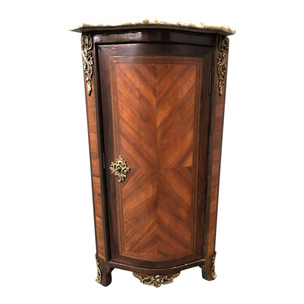 Small Louis XV corner cabinet, 18th century