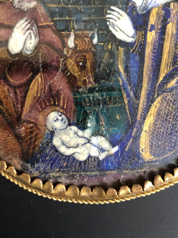 Enamel plate - Limoges enamel Late 16th century