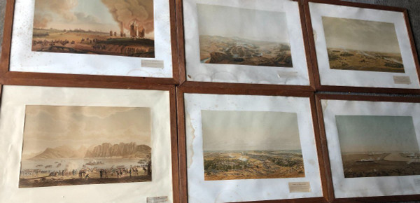 Suite De 6 Gravures - Collection Des Aquarelles Militaires Du Département De La Guerre.