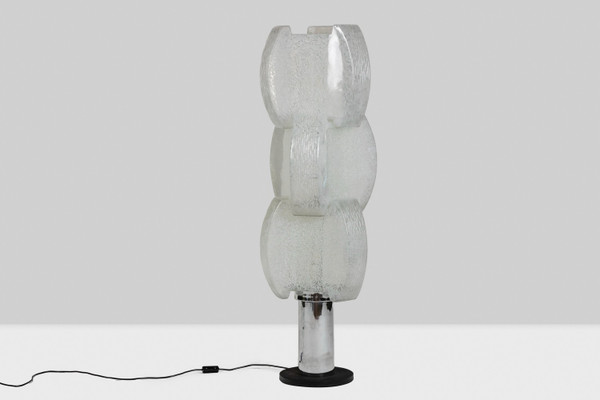 Mazzega. Lampe en verre de Murano. Années 1970.