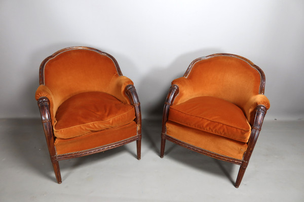 Pair of armchairs by Paul Follot (1877-1941)