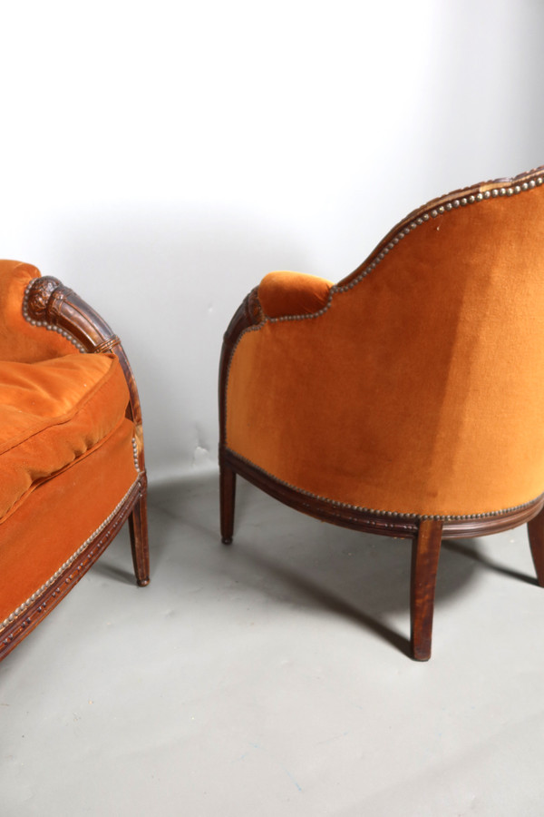 Pair of armchairs by Paul Follot (1877-1941)