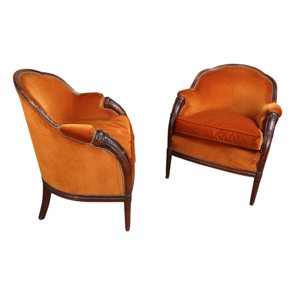 Pair of armchairs by Paul Follot (1877-1941)