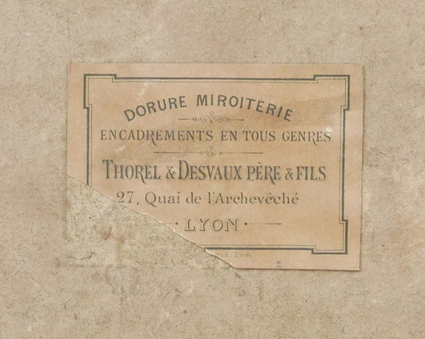 Jules REYBAUD  et Jean-Jacques RINGARD, Portrait du peintre Antoine Berjon