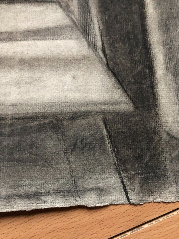 Ancien Dessin Académique Vers 1900 Par Chauvet Gaston - Crayon N° 8