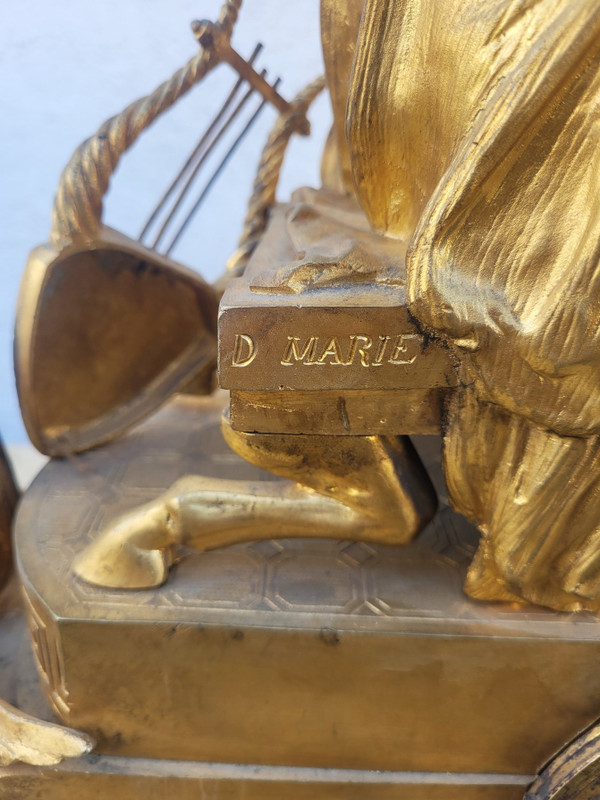 Picard, Muse de la musique, Gilded bronze trim, 19th century