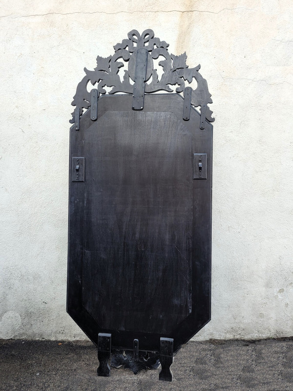 Venice, Very Large Engraved Mirror, 260 Cm, 20th Century