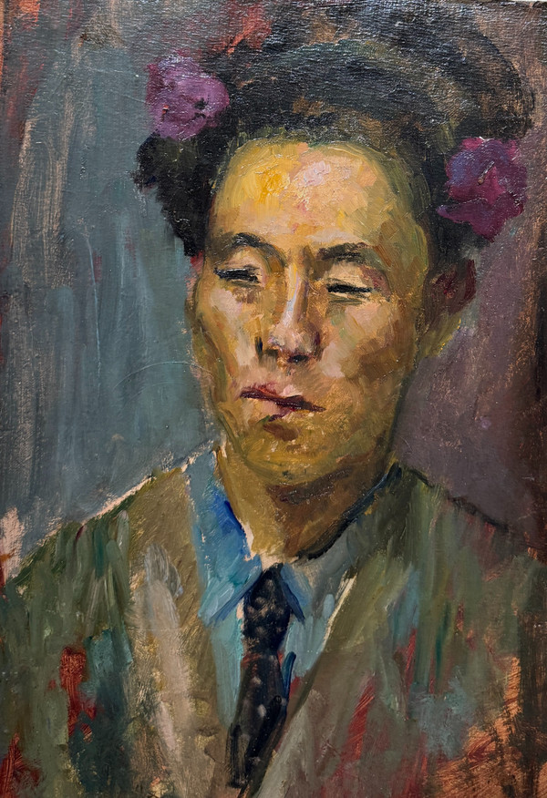 Domenico Avetrani (1895-1976) - Ritratto di uomo asiatico, 1919