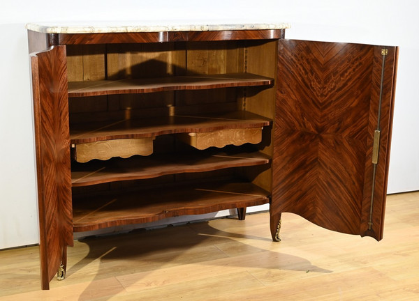 Rosewood and Rosewood Buffet, Louis XV style - Early 20th century