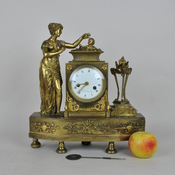 The Birth of the King of Rome, Bronze Clock, 19th Century