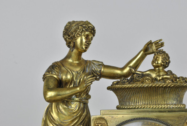 The Birth of the King of Rome, Bronze Clock, 19th Century