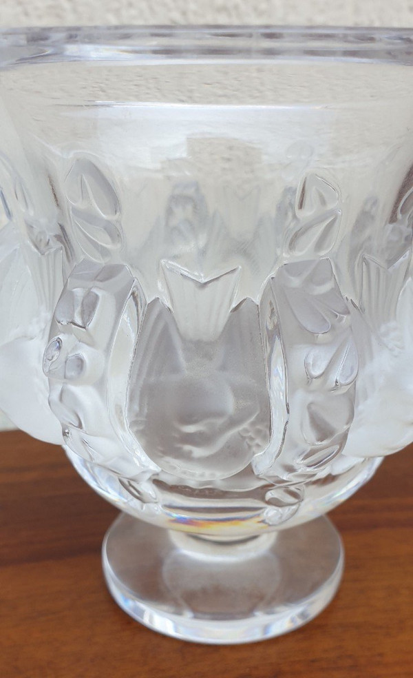 Lalique France, Dampierre Vase, 20th Century