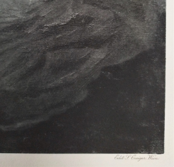 Etoile Du Jour Grande Photogravure d'Après Diogène Maillart 