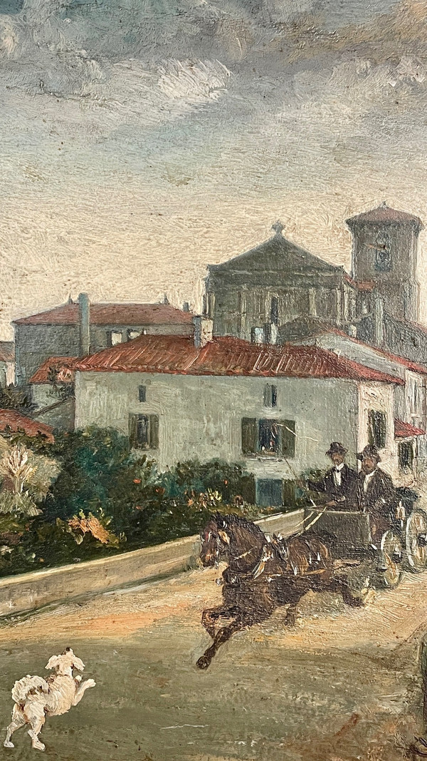 Oil on Panel, 19th century