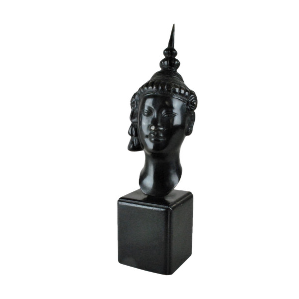 Hanoi School, Head Of A Woman, Bronze 20th Century