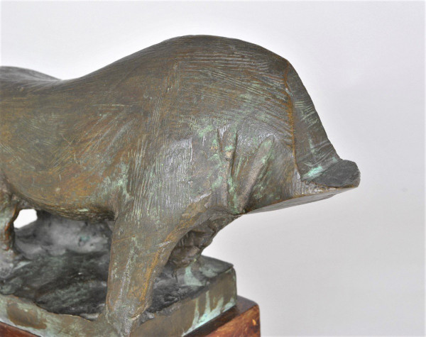 Headless Animal, Bronze Sculpture, 50s/60s