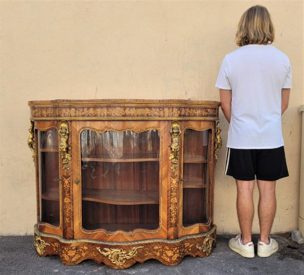 *Offre spéciale *Maison Pretot, Sideboard auf Stützhöhe , Napoleon III., 19. Jahrhundert