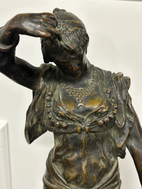 Édouard Letourneau (1851-1907) Judith – orientalistische Bronzeskulptur