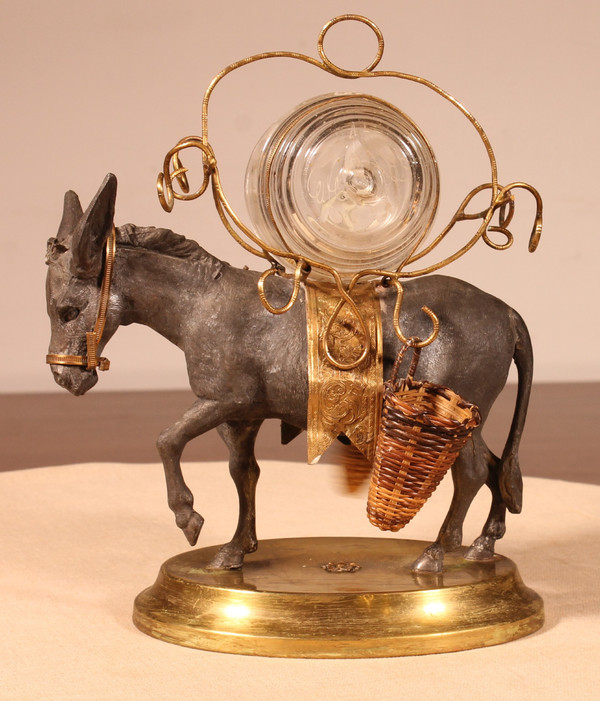 Liqueur Cellar With Donkey From The Napoleon III Period - 19 Century