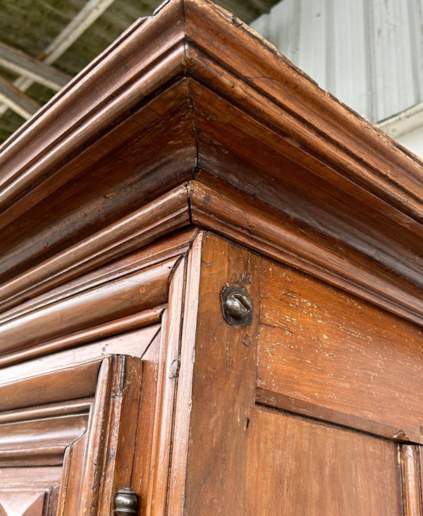 Louis XIV Wardrobe In Walnut From The 18th Century